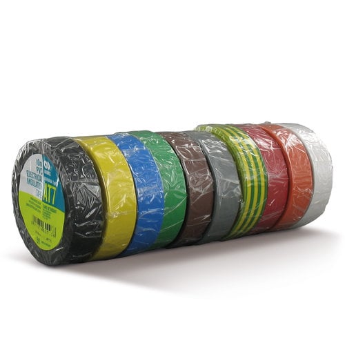 TechnoTape Technotape Isolatietape AT-7 Rainbow 130(mu) 15mm x 10m