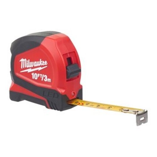 Milwaukee Milwaukee Rolmaat met LED-lampje 3m