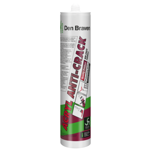 Den Braven Zwaluw Zwaluw Acryl Anti-Crack 310ml Wit koker