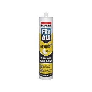 Soudal Soudal Fix ALL Turbo 290 ml koker Soudal Fix ALL Turbo 290 ml koker