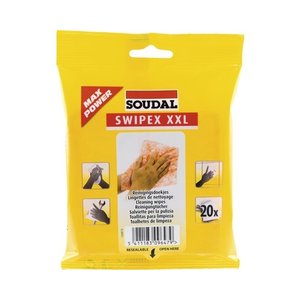 Soudal Swipex reinigingsdoekjes XXL, 20 stuks
