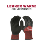 Milwaukee Milwaukee winter snijklasse 3 gedimde werkhandschoenen Milwaukee Milwaukee winter snijklasse 3 gedimde werkhandschoenen