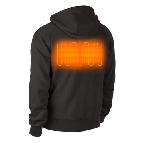 Milwaukee M12 HHBL4-0 verwarmde hoodie zwart Milwaukee Milwaukee M12 HHBL4-0 verwarmde hoodie zwart
