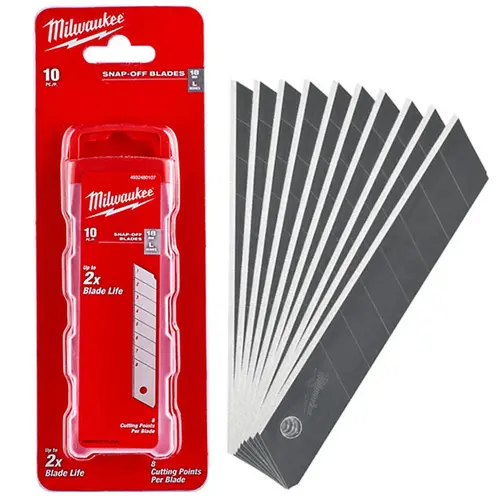 Milwaukee Milwaukee Mesjes voor schuifmes 18 mm en 25mm (10 stuks)