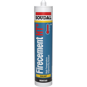Soudal Soudal Firecement HT 300ml koker Soudal Firecement HT 300ml koker