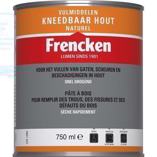 Frencken Frencken Kneedbaar Hout 750ml