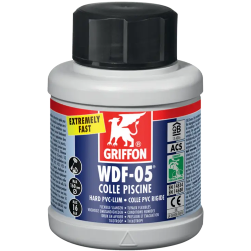 Griffon WDF-05 PVC-lijm 125ml, 250ml, 500ml en 1l