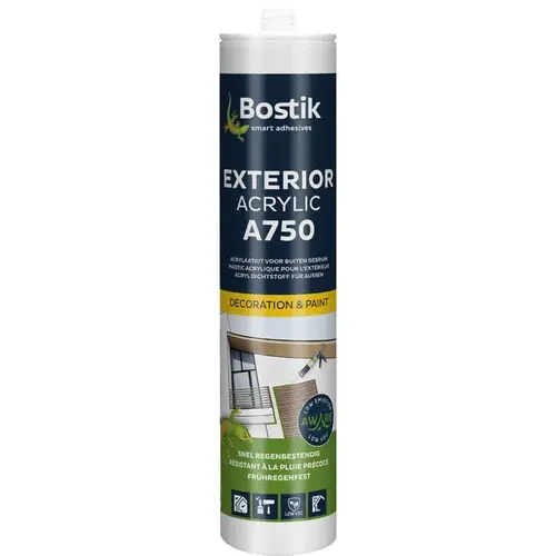 Bostik Bostik A750 Exterior Acrylic 290ml koker