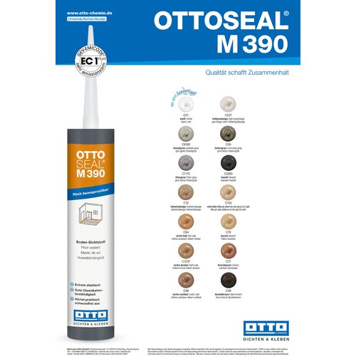 M390 kleurenkaart Otto Chemie M390 kleurenkaart
