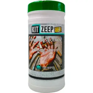 Kitzeep Wet Scrub Wipes - 100 wipes