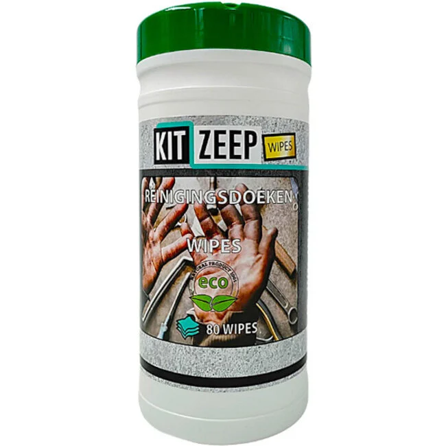 Kitzeep Wet Wipes reinigingsdoeken bus 80 wipes - SabaPro.nl