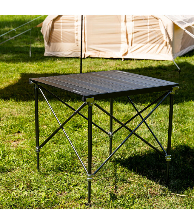 desinfecteren salon Clancy Opvouwbare aluminium campingtafel 72x65x51 cm | SALE - DIMEHOUSE