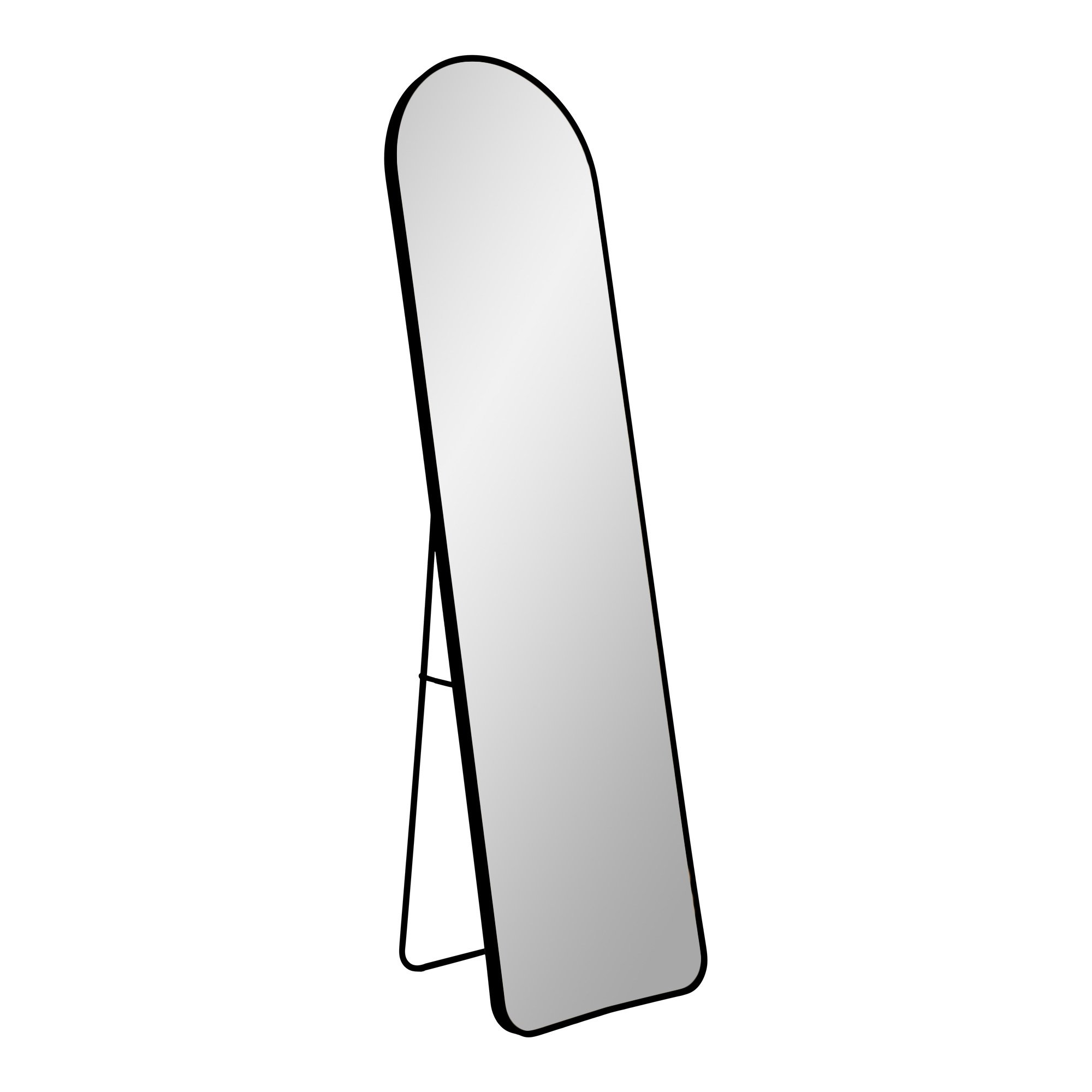 Staande spiegel zwart Rosie 40x150 cm | Gratis verzending en