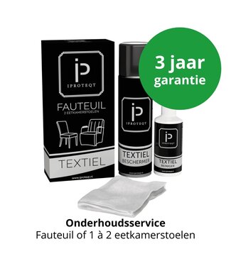 3 jaar iProteqt vlekken en reparatie verzekering textiel - Fauteuil / 2 eetkamerstoelen