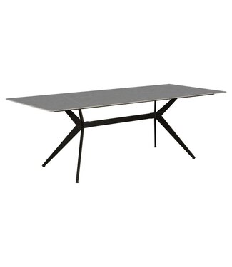 Dimehouse Eettafel Grace 230x100 cm marmerlook grijs