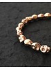 Totenkopf-Armband | rosé-vergoldet | 6x8 mm