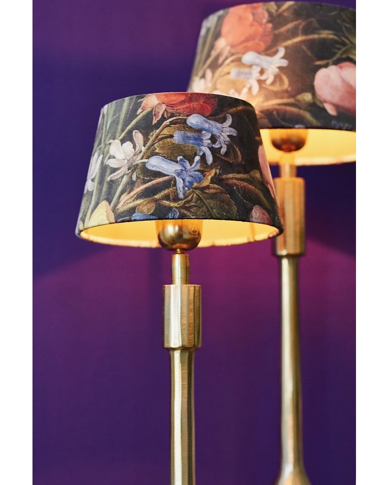 Table lamp small - with floral lampshade