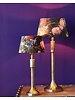 Table lamp - tall - with floral lampshade