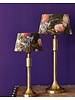 Tischlampe - groß - mit floralem Lampenschirm