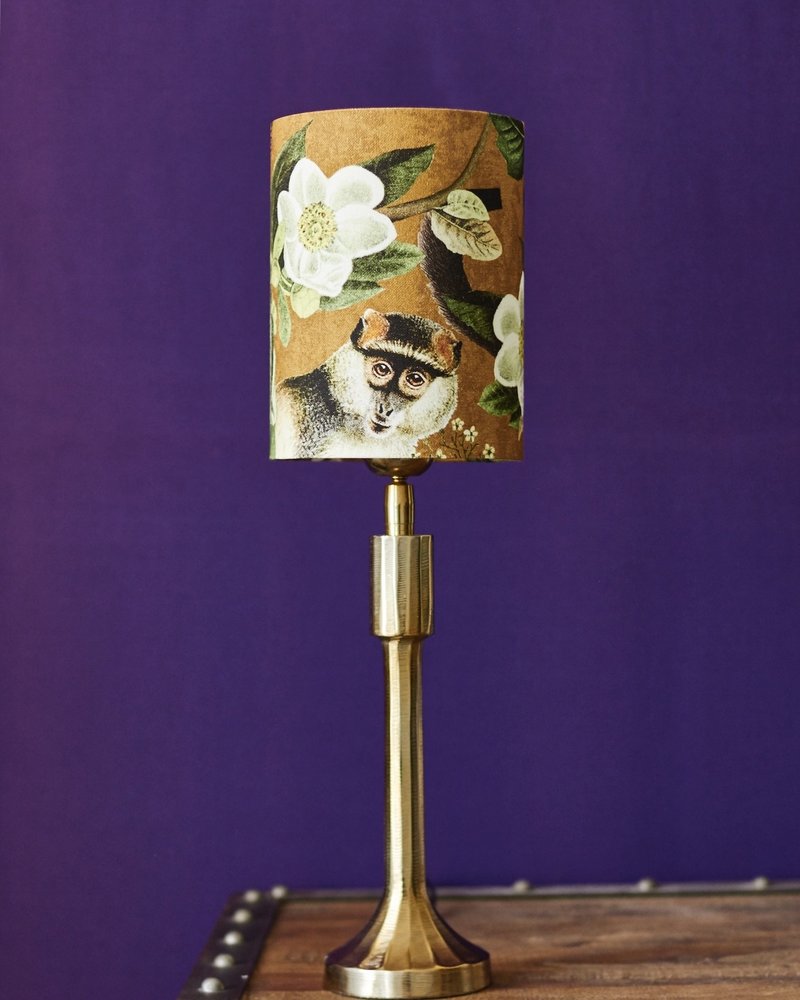 Table lamp - small with cylindrical lampshade >Ape<