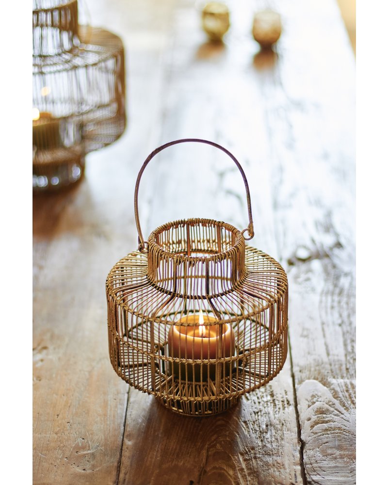 Vintage - Lantern - medium - gold finish