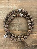 Leoparden-Jaspis - 8  mm - Braun/beige/Erdtöne - Leopardenkopf