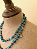 Necklace - Jasper in turquoise