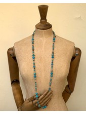 Necklace - Jasper in turquoise