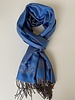 Pashmina-Schal - Paisley Muster - blau