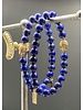 Lapis lazuli - round - 8 mm - Buddha