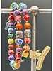 Help for Kids | Rainbow Jasper  - 8 mm  - silver Buddha