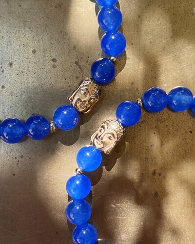 14 mm Jade Mashan Edelstein Perlen Aqua Blau Menge: 1 Strang