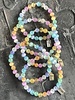 Selenite - 6 mm beads - 'Happy Buddha'