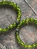 Peridot - 8 mm - runde Perle - grüne Zirkonia