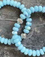 Jasper - Vintage Look - 8 mm - light blue