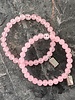 Jade | 6 mm pearls | rose | Smiley to choose