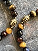 Alldieweil Tiger's Eye  - "Happy Buddha" - 8 mm - Buddha