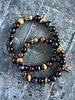 Alldieweil Tiger's Eye  - "Happy Buddha" - 8 mm - Buddha