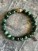 Alldieweil Tiger's Eye  - Mystic Green - 8 mm - Buddha