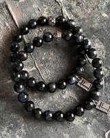 Alldieweil Tigerauge - Black & Blue - Zirkonia - 8 mm