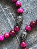 Alldieweil Tiger's Eye - "Magic Magenta" - 8 mm - Buddha