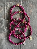 Alldieweil Tigerauge - "Magic Magenta" - 8 mm - Buddha