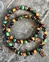 Alldieweil Tigerauge - "Happy Buddha" - 6 mm
