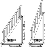 Wellhöfer Raumspartreppe midstep Buche