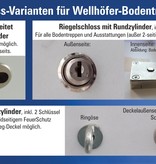 Wellhöfer Scherentreppe Liliput mit WärmeSchutz WS4D (Standardmaße)