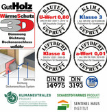 Wellhöfer Bodentreppe GutHolz mit WärmeSchutz WS3D (Standardmaße)