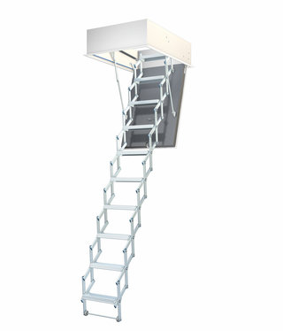 Wellhöfer Scherentreppe Liliput mit WärmeSchutz WS3D (Standardmaße)