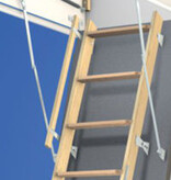 Wellhöfer Bodentreppe StahlBlau mit WärmeSchutz WSPH und FeuerSchutz (Maßanfertigung)