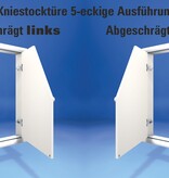 Wellhöfer 5-eckige Kniestocktür (Maßanfertigung)