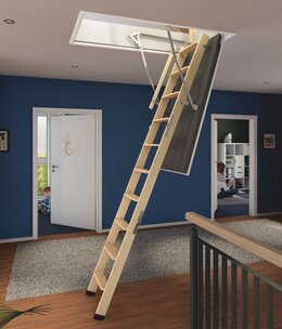 Wellhöfer Bodentreppe GutHolz WS4D mit FeuerSchutz (Standardmaße)